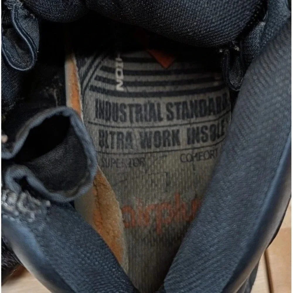 Interceptor Mens Black Tactical Patrol Boots Side Zip Work Shoes‎ Size 11